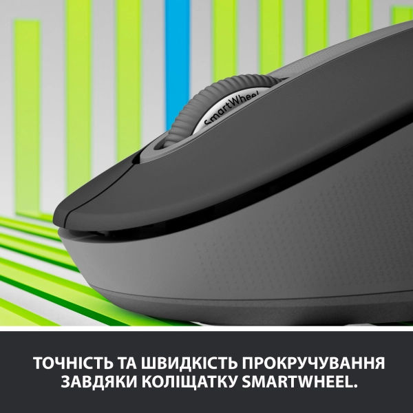 Купити Миша Logitech Signature M650 L Wireless Mouse graphite BT (910-006236) - фото 2