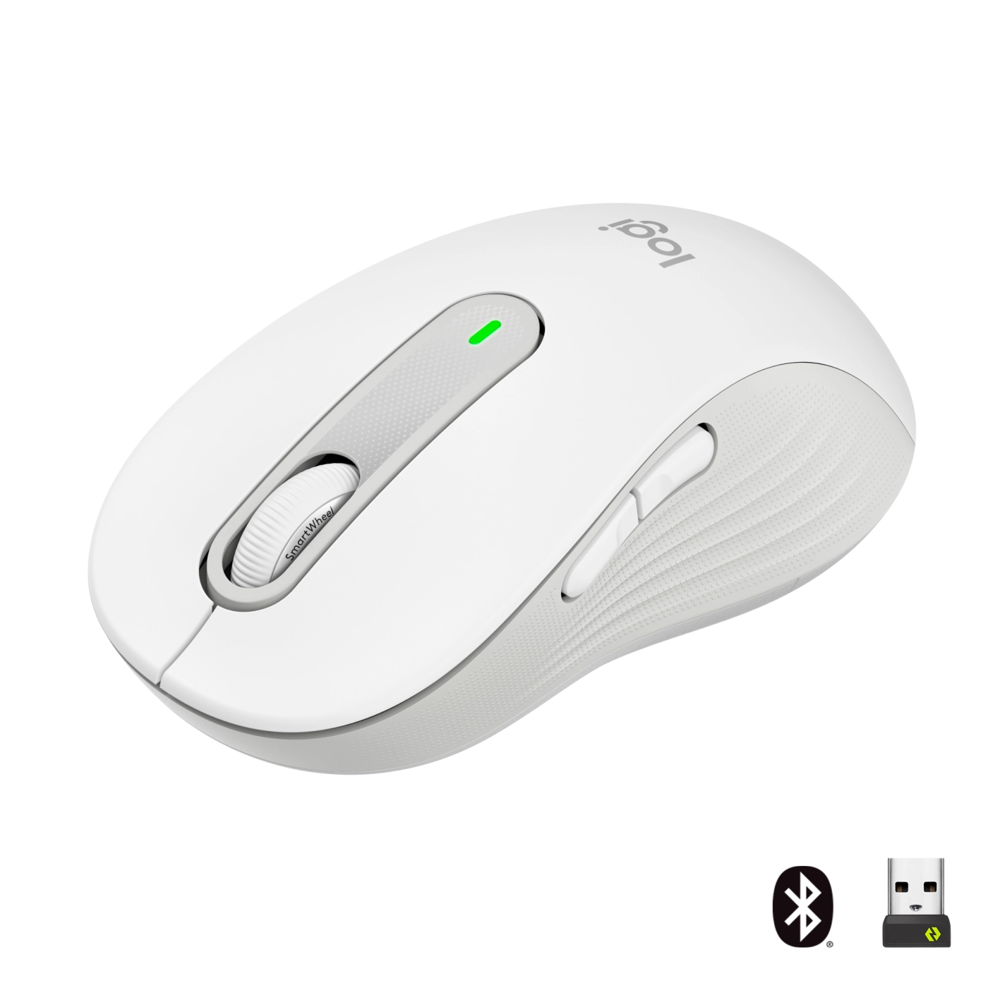 Купить Мышь Logitech Signature M650 L Wireless Mouse off-white BT (910-006238) - фото 1