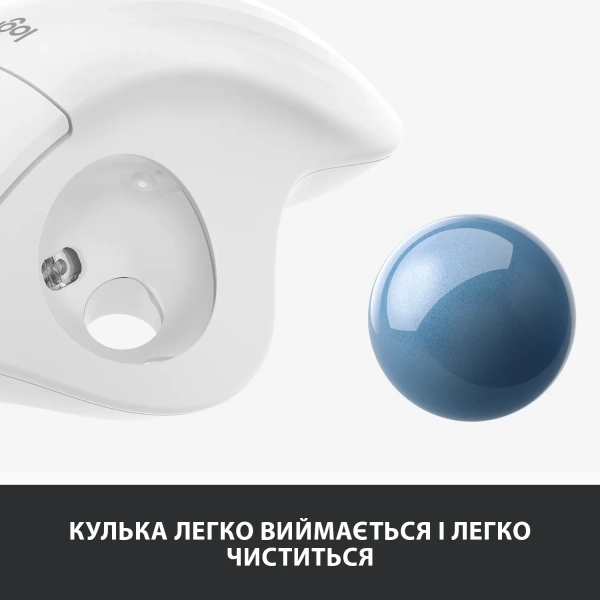 Купити Миша Logitech ERGO M575 off-white 2.4GHZ/BT (910-005870) - фото 7