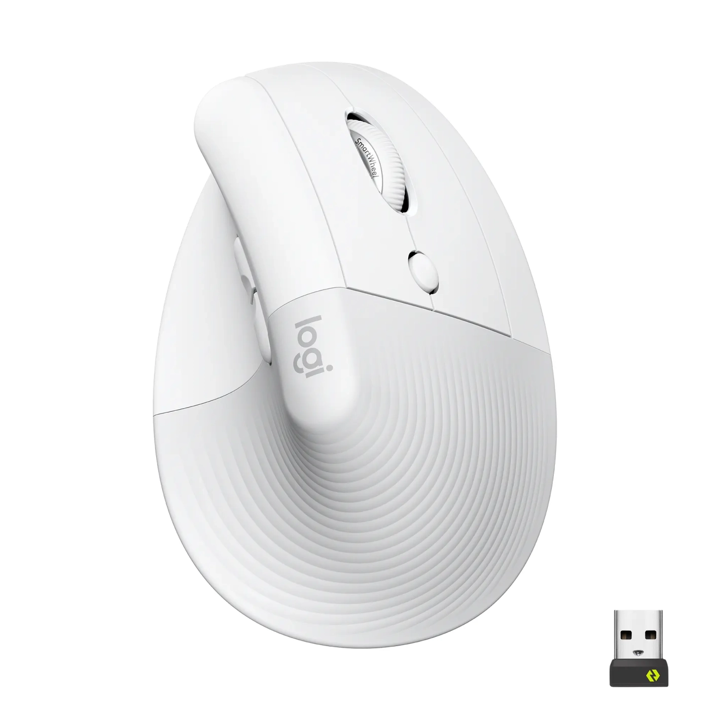 Купить Мышь Logitech Lift Vertical Ergonomic Mouse off-white/pale-gaey 2.4GHZ/BT (910-006475) - фото 1