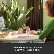 Купить Мышь Logitech Lift Vertical Ergonomic Mouse rose/dark-rose 2.4GHZ/BT (910-006478) - фото 4