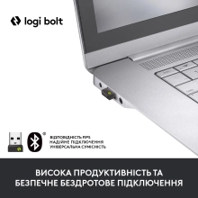 Купити Миша Logitech Lift Vertical Ergonomic Mouse for Business graphite-black 2.4GHZ/BT LEFT (910-006495) - фото 2