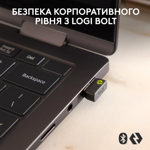 Купить Мышь Logitech MX Anywhere 3S for Business Compact Performance Mouse pale-gaey 2.4GHZ/BT (910-006959) - фото 2
