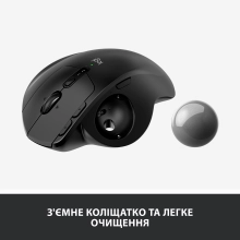 Купити Миша Logitech Bluetooth Mouse MX Ergo graphite (910-005179) - фото 10