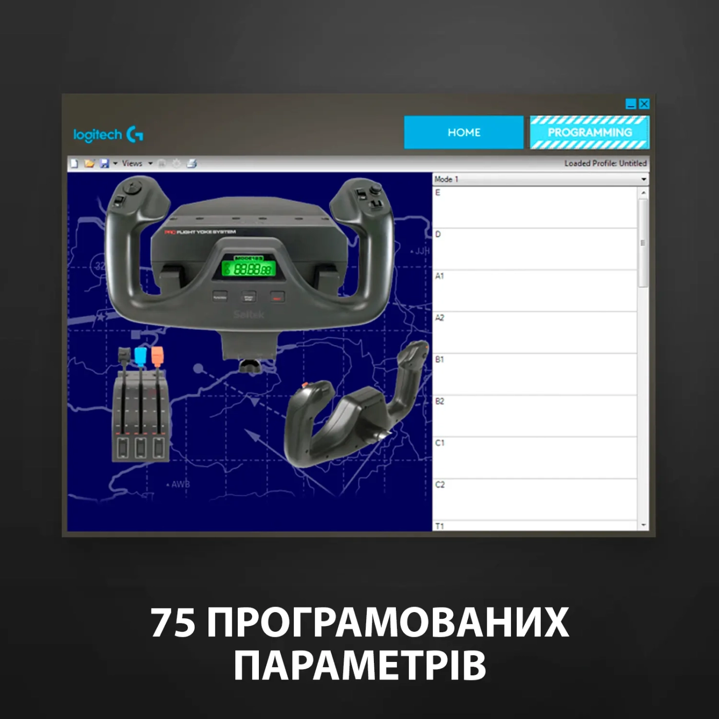 Купити Штурвал Logitech G Pro Flight Yoke System (945-000004) - фото 7