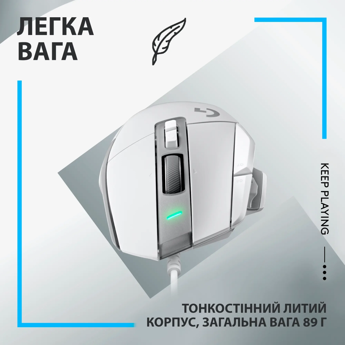 Купить Мышь Logitech G502 X USB White (910-006146) - фото 6