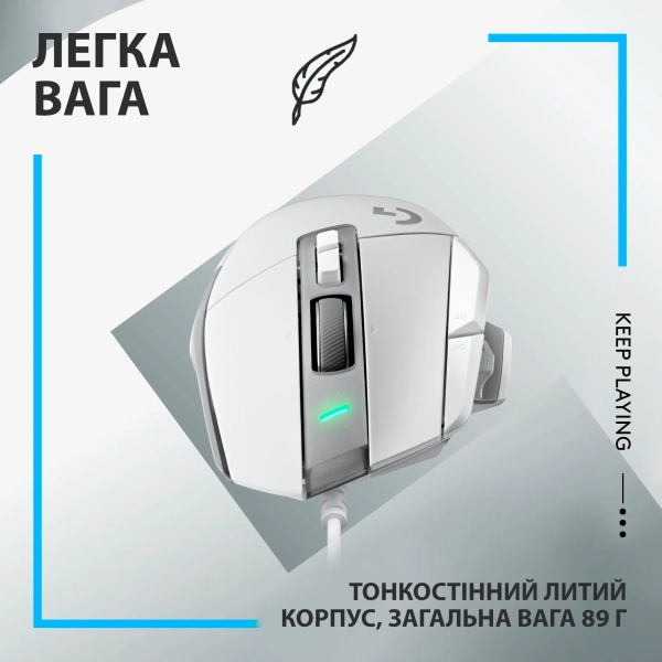 Купить Мышь Logitech G502 X USB White (910-006146) - фото 6