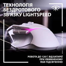 Купити Миша Logitech G502 X Plus Wireless White (910-006171) - фото 3