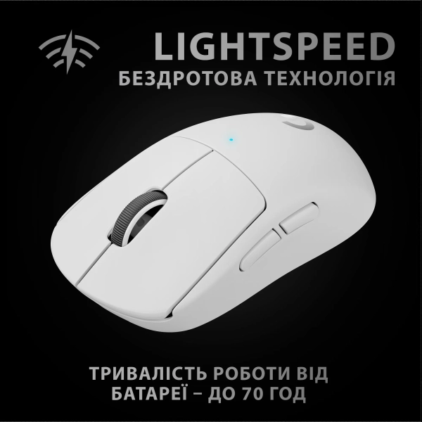 Купити Миша Logitech G Pro X Superlight Wireless White (910-005942) - фото 4