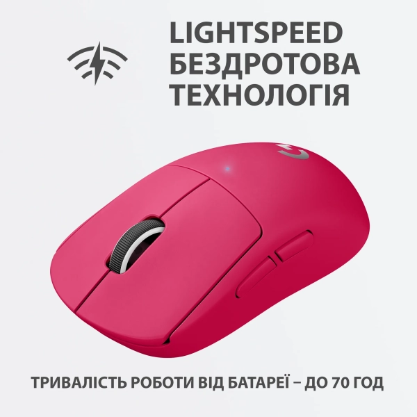 Купить Мышь Logitech G Pro X Superlight Wireless Magenta (910-005956) - фото 4