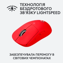 Купити Миша Logitech G Pro X Superlight Wireless Red (910-006784) - фото 4