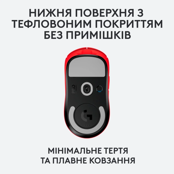 Купити Миша Logitech G Pro X Superlight Wireless Red (910-006784) - фото 6