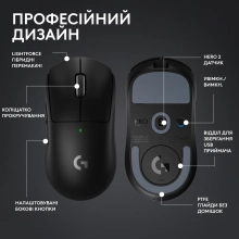Купить Мышь Logitech G Pro X Superlight 2 Lightspeed Wireless Black (910-006630) - фото 7