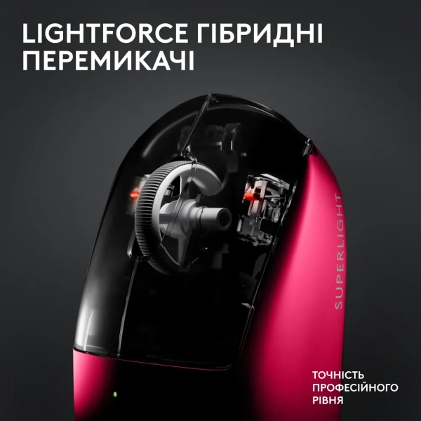 Купити Миша Logitech G Pro X Superlight 2 Lightspeed Wireless Magenta (910-006797) - фото 3