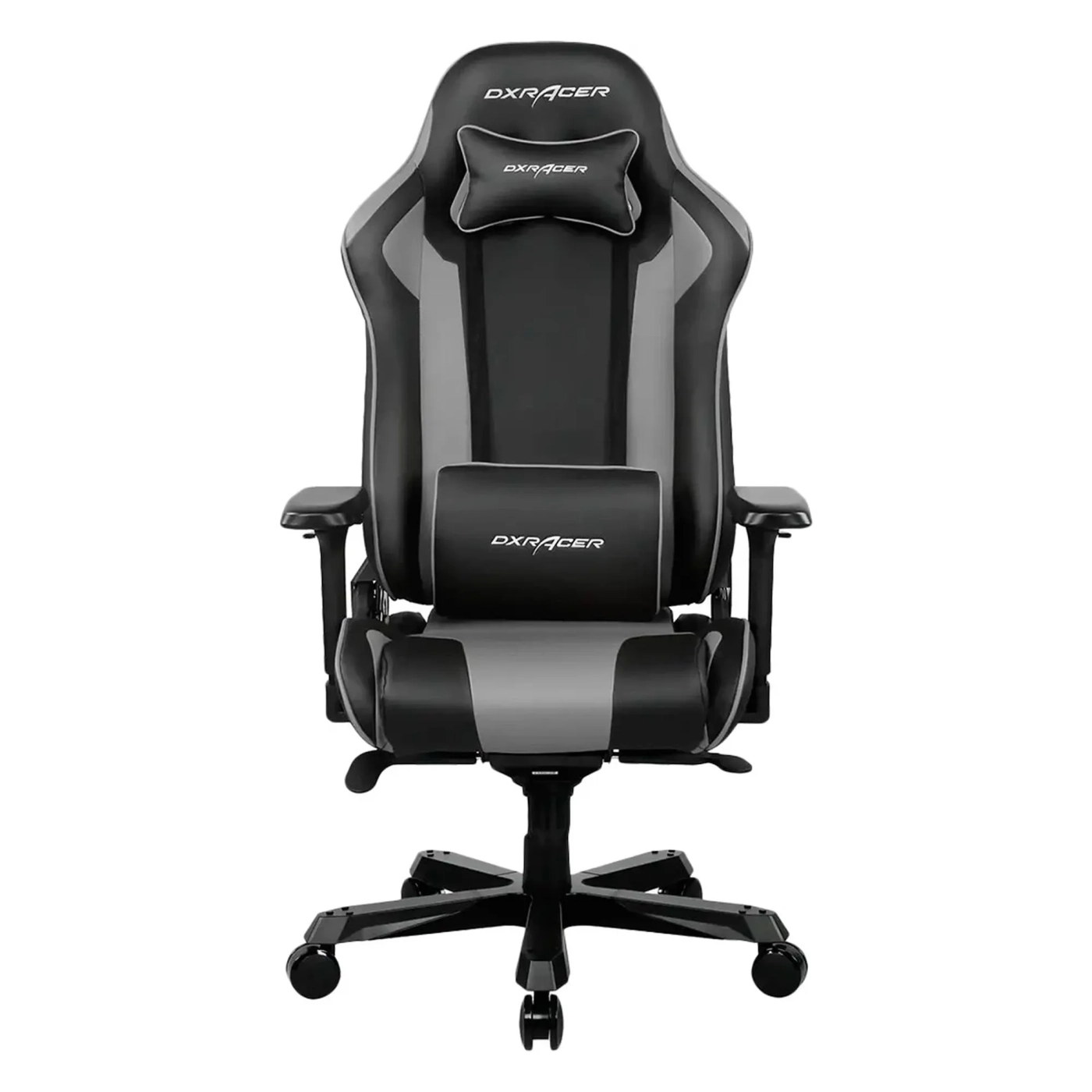 Купить Кресло для геймеров DXRacer King Black-Grey (GC-K99-NG-A3-01-NVF) - фото 1