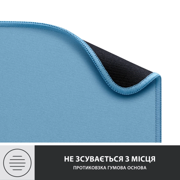 Купити Килимок для миші Logitech Mouse Pad Studio Series BLUE GREY (956-000051) - фото 7