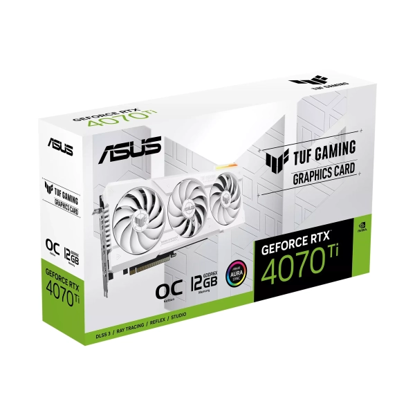 Купить Видеокарта ASUS Nvidia GeForce TUF-RTX4070TI-O12G-WHITE-GAMING - фото 10