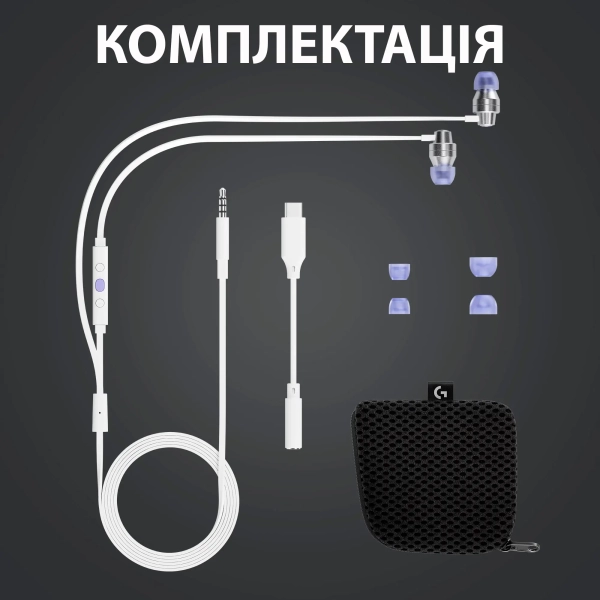 Купить Наушники Logitech G333 White (981-000930) - фото 9