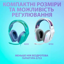 Купити Навушники Logitech G335 Wired Mint (981-001024) - фото 11