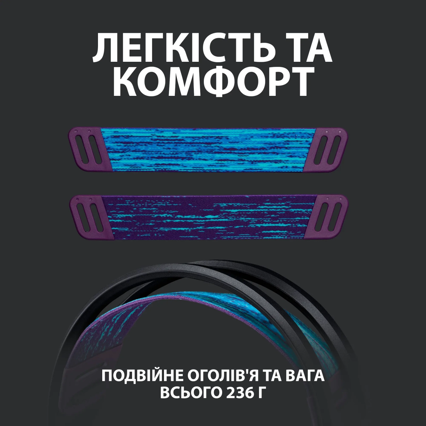 Купить Наушники Logitech G535 LIGHTSPEED Wireless (981-000972) - фото 3