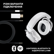 Купити Навушники Logitech G PRO X 2 LIGHTSPEED Wireless White (981-001269) - фото 6