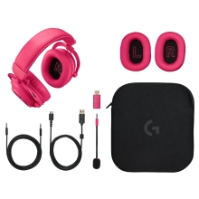 Купить Наушники Logitech G PRO X 2 LIGHTSPEED Wireless Pink (981-001275) - фото 6