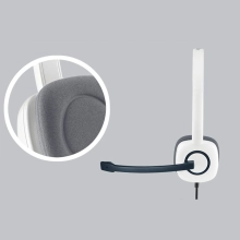 Купити Навушники Logitech Stereo Headset H150 Cloud White (981-000350) - фото 8