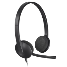 Купити Навушники Logitech Corded USB Headset H340 Black (981-000475) - фото 1