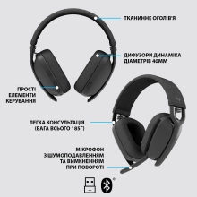 Купить Наушники Logitech Zone Vibe 125 Graphite (981-001126) - фото 6