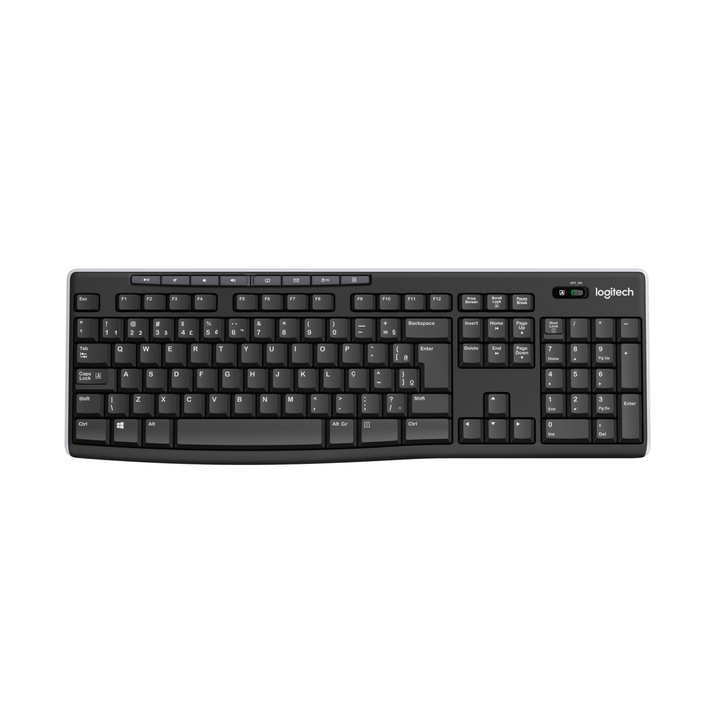 Купити Клавіатура Logitech Wireless Keyboard K270 US (920-003738) - фото 1
