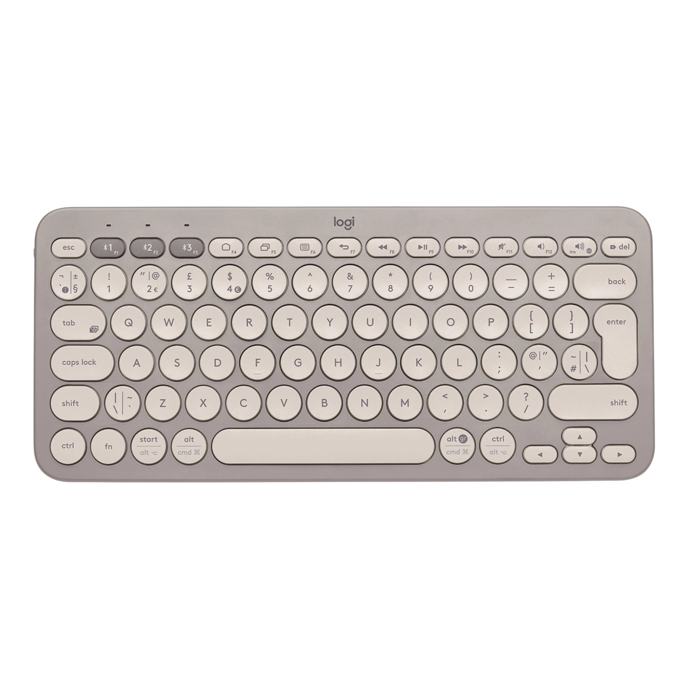 Купити Клавіатура Logitech K380 MULTI-DEVICE Sand US (920-011165) - фото 1