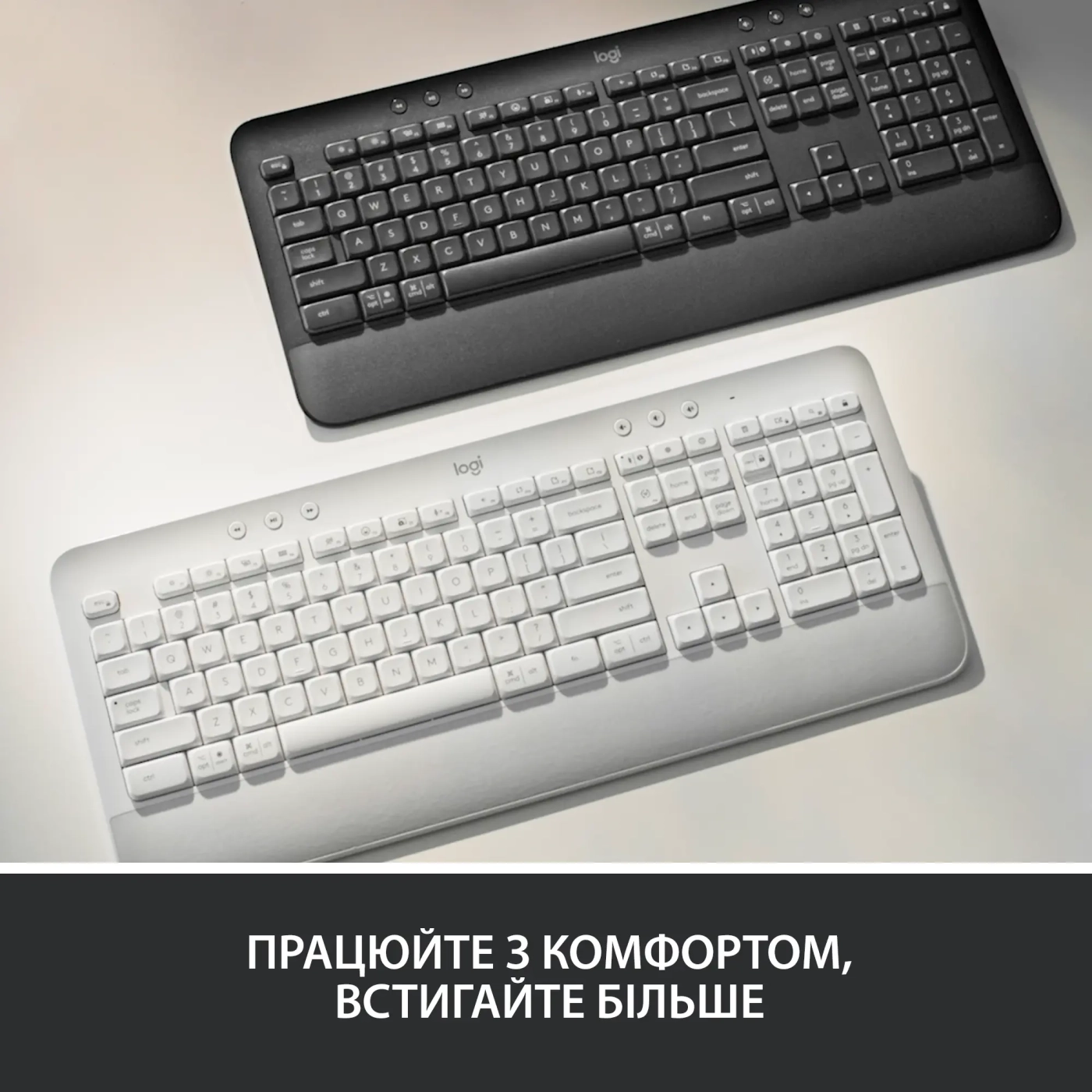 Купити Клавіатура Logitech SIGNATURE K650 Off-White US (920-010977) - фото 7