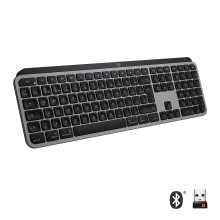Купить Клавиатура Logitech MX Keys for Mac Advanced Wireless Illuminated Keyboard Space Gray US 2.4GHZ/BT (920-009558) - фото 1