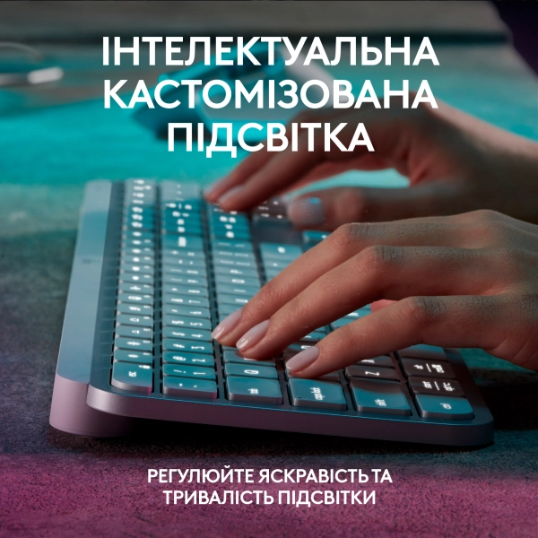 Купити Клавіатура Logitech MX Keys S Pale Gray US (920-011588) - фото 4