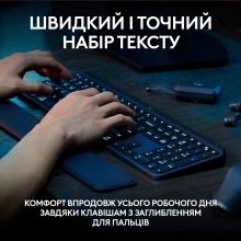 Купити Клавіатура Logitech MX Keys S Graphite US (920-011589) - фото 2