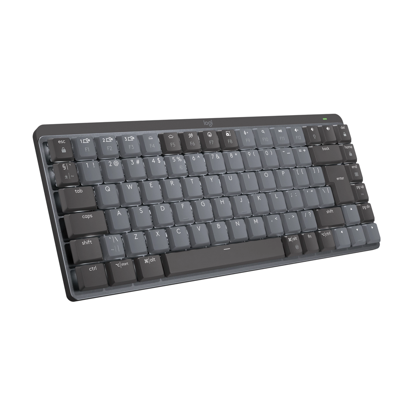 Купить Клавиатура Logitech MX Mechanical Mini Minimalist Wireless Illuminated Keyboard Graphite US 2.4GHZ/BT (920-010780) - фото 1