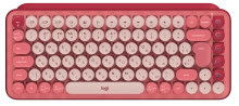 Купити Клавіатура Logitech POP Keys Wireless Mechanical Keyboard With Emoji Keys Heartbreaker US BT (920-010737) - фото 1
