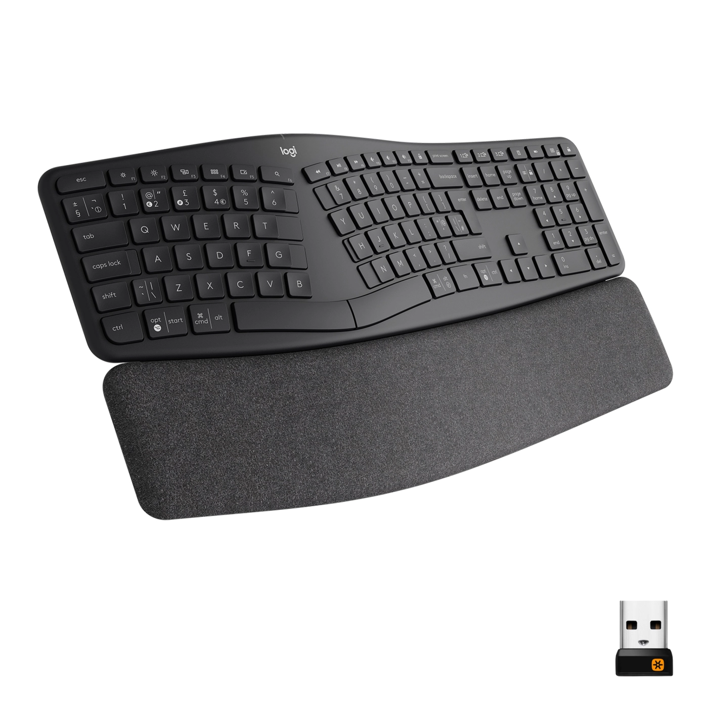 Купити Клавіатура Logitech Wireless Keyboard ERGO K860 US (920-010108) - фото 1