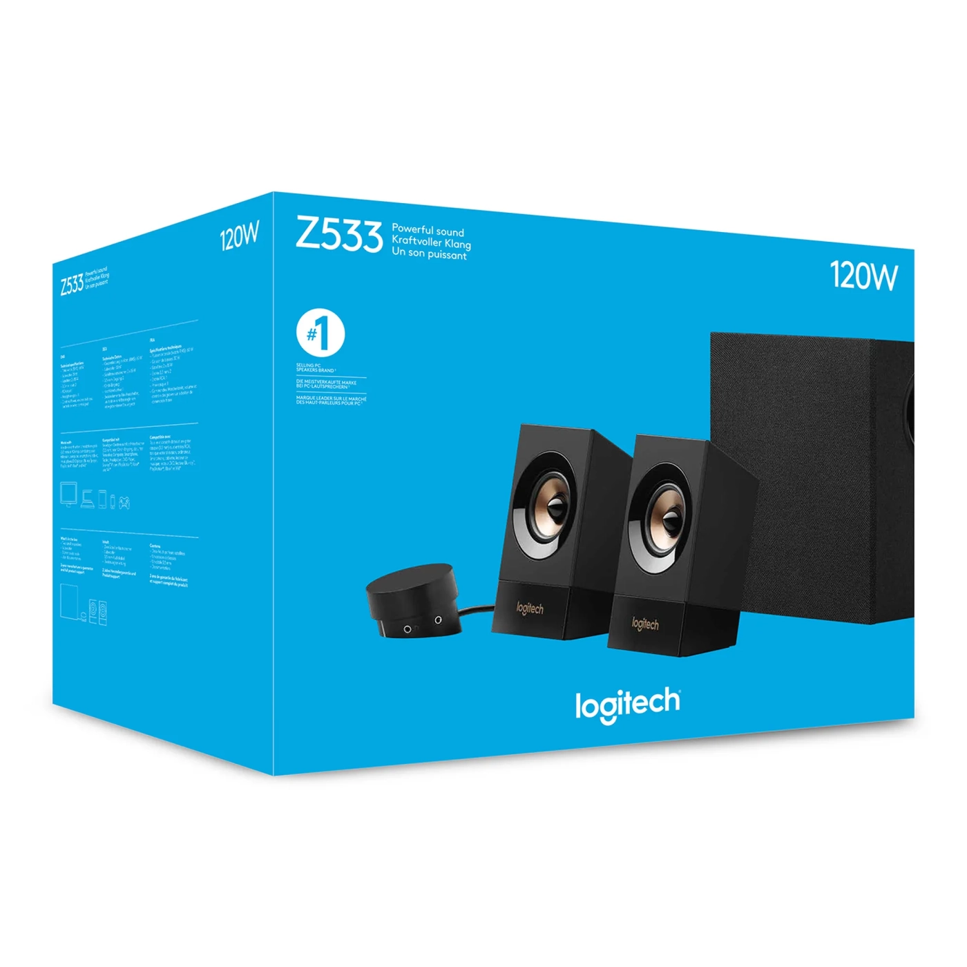 Купити Акустична система Logitech Audio System 2.1 Z533 Black (980-001054) - фото 5