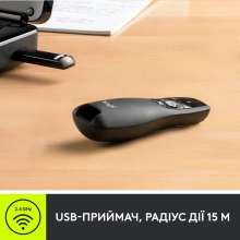 Купити Презентер Logitech Wireless Presenter R400 (910-001356) - фото 4