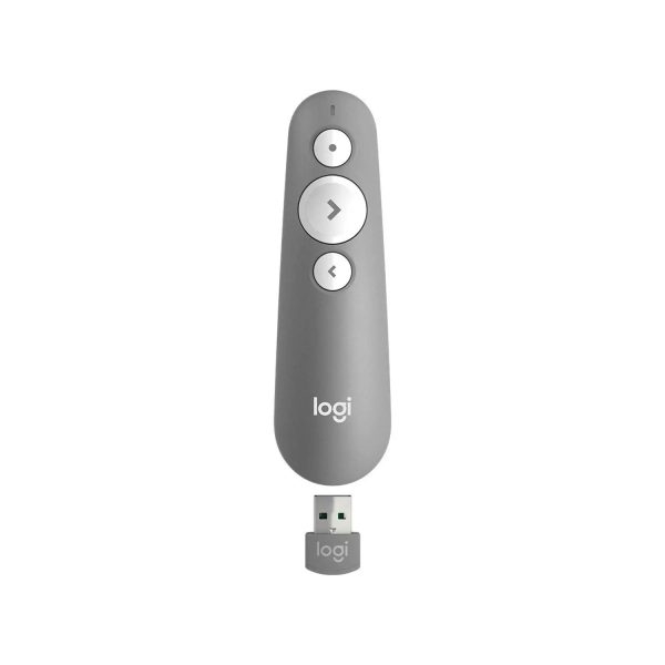 Купить Презентер Logitech R500s Laser Presentation Remot Mid Grey 2.4GHZ-BT (910-006520) - фото 1