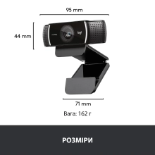 Купити Веб-камера Logitech C922 Pro (960-001088) - фото 7