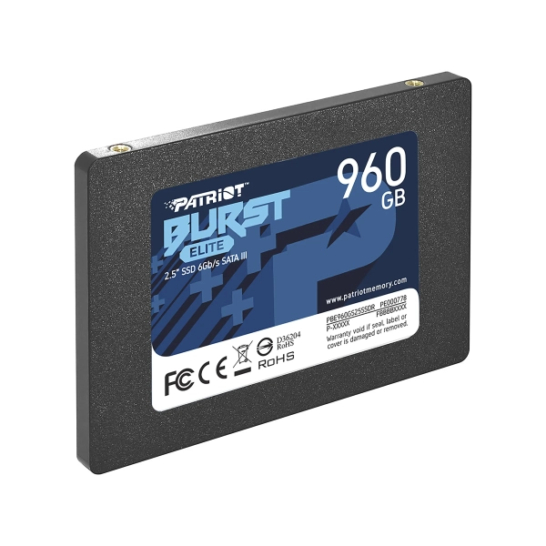 Купить SSD PATRIOT Burst Elite 960GB 2.5" SATAIII TLC (PBE960GS25SSDR) - фото 3
