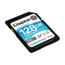 Купить Карта памяти Kingston SD 128GB C10 UHS-I U3 R170/W90MB/s (SDG3/128GB) - фото 2