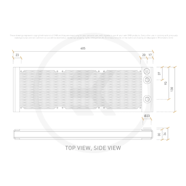 Купити Радіатор EKWB EK-Quantum Surface S360 - Black Edition (3831109891483) - фото 7