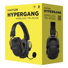 Купить Наушники HATOR Hypergang Wireless Tri-mode Black (HTA-850) - фото 5