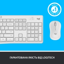 Купити Комплект клавіатура та миша Logitech MK295 Silent Wireless Combo Off White US (920-009824) - фото 7