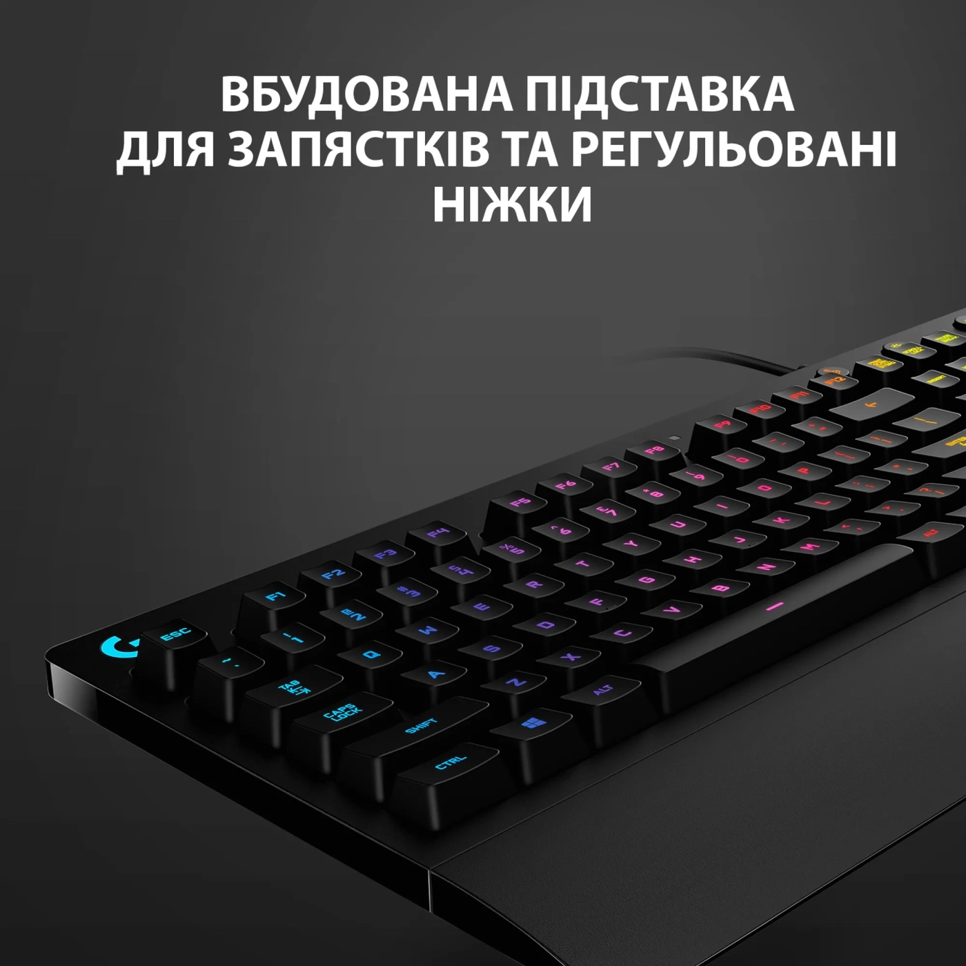 Купити Клавіатура Logitech G213 Prodigy Gaming Keyboard USB RUS (920-008092) - фото 9
