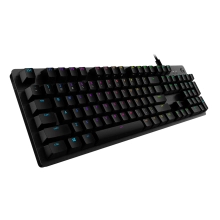 Купити Клавіатура Logitech G512 Carbon LightSync RGB Mechanical Gaming Keyboard with GX Blue switches (920-008946) - фото 1