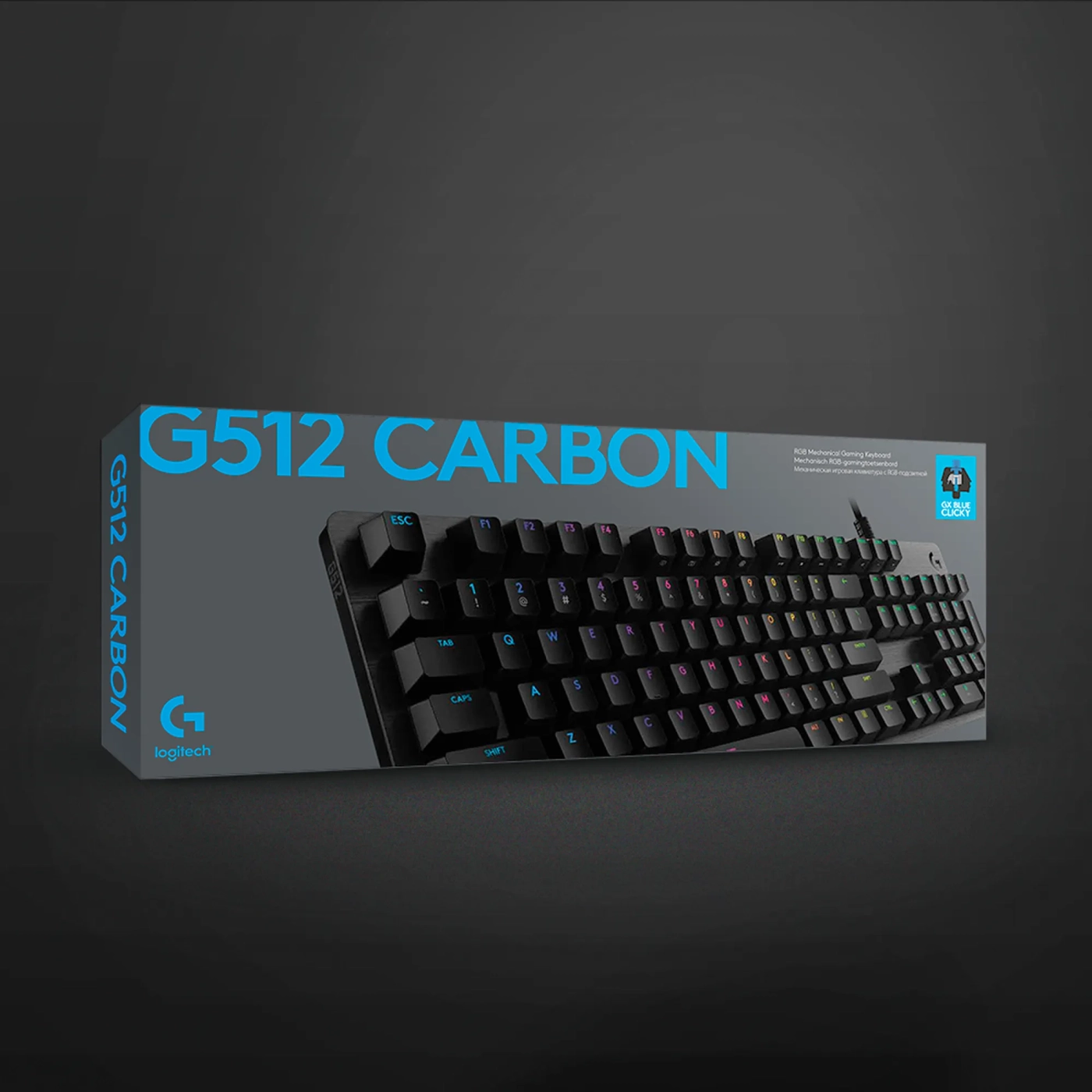 Купить Клавиатура Logitech G512 Carbon LightSync RGB Mechanical Gaming Keyboard with GX Blue switches (920-008946) - фото 9